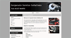 Desktop Screenshot of corporateservicesolutions.co.uk